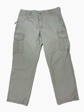 L.L. Bean Natural Fut Men's Cargo Pants in Light Green Size 36